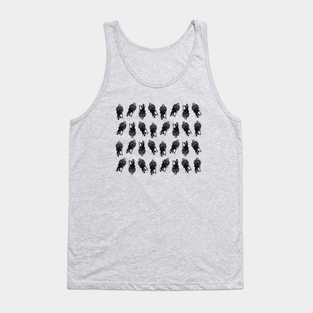 Bernie Sanders Inauguration Meme pattern Tank Top by valentinahramov